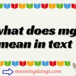 what does mg mean in text