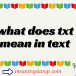 what does txt mean in text