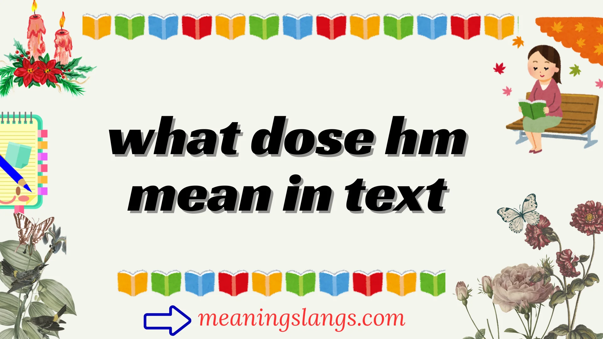 what dose hm mean in text