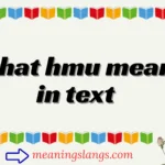 what hmu mean in text