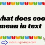 what does coo mean in text