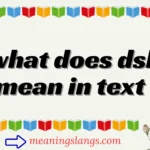 what does dsl mean in text