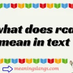 what does rcd mean in text
