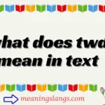 what does twd mean in text