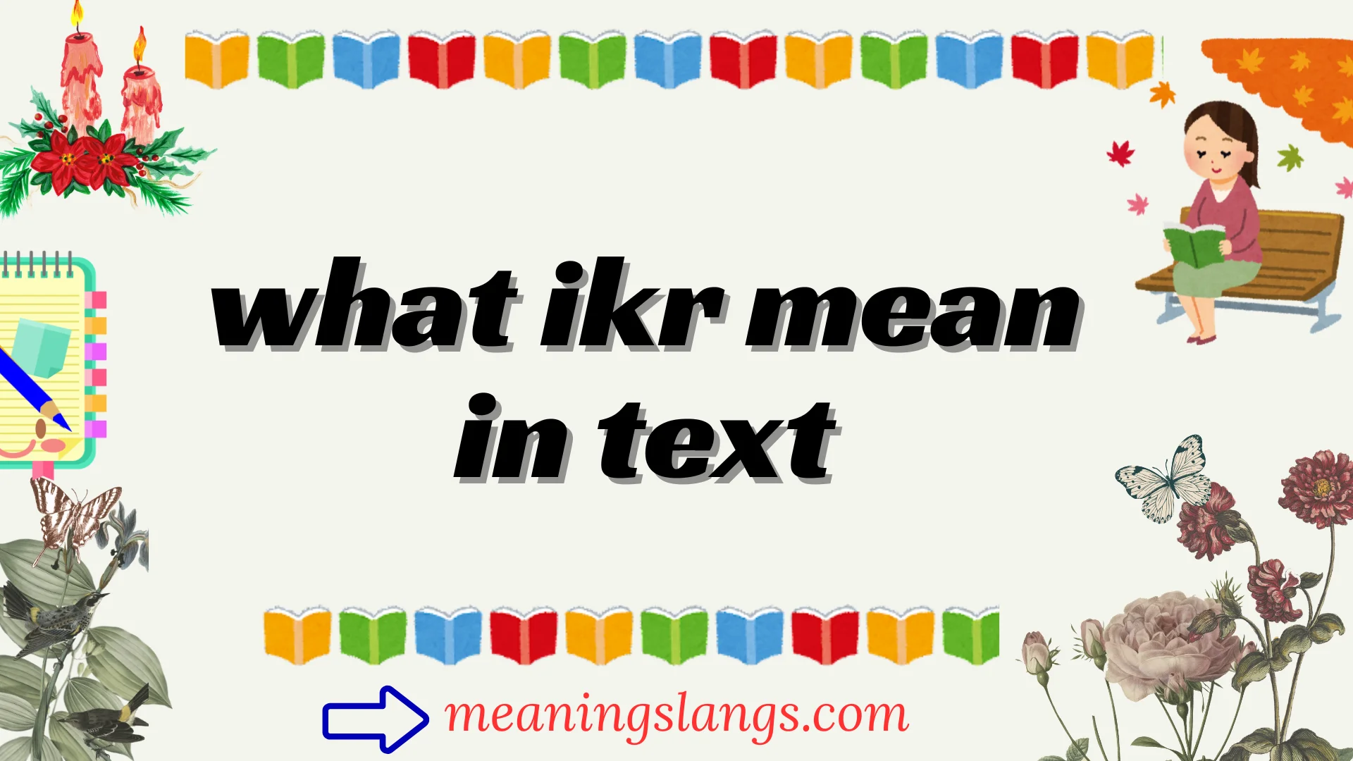 what ikr mean in text