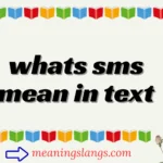 whats sms mean in text