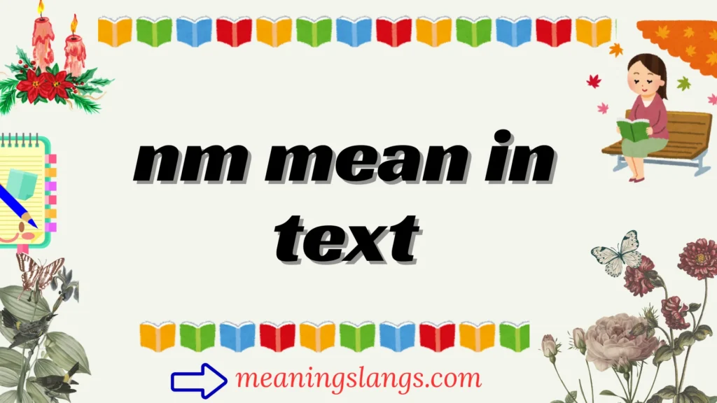 nm mean in text