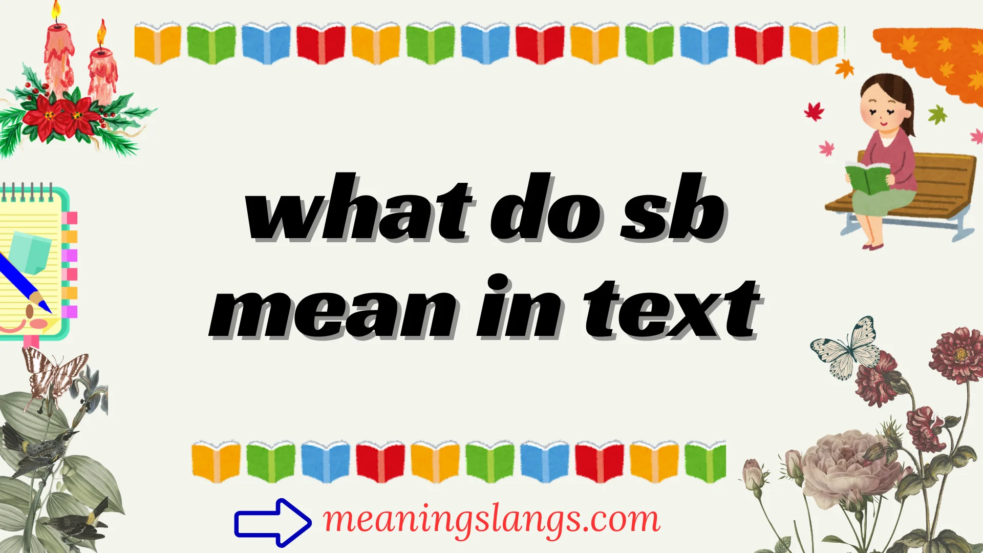 what do sb mean in text