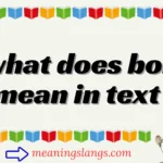 what does boi mean in text