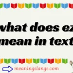what does ez mean in text