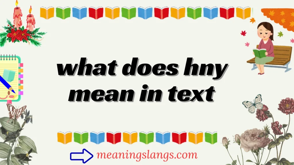 what does hny mean in text