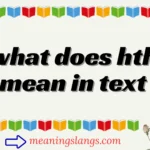 what does hth mean in text