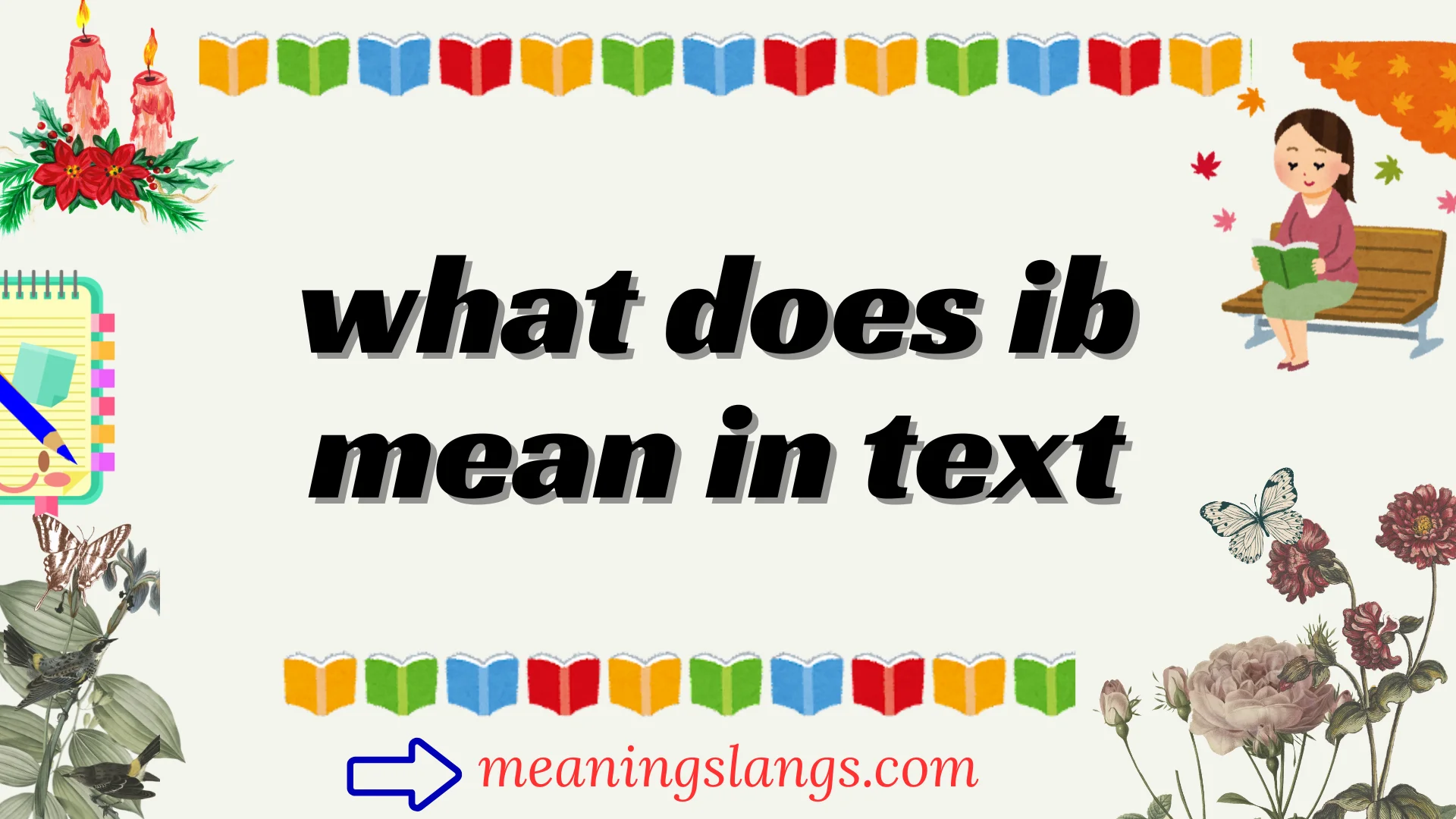 what does ib mean in text