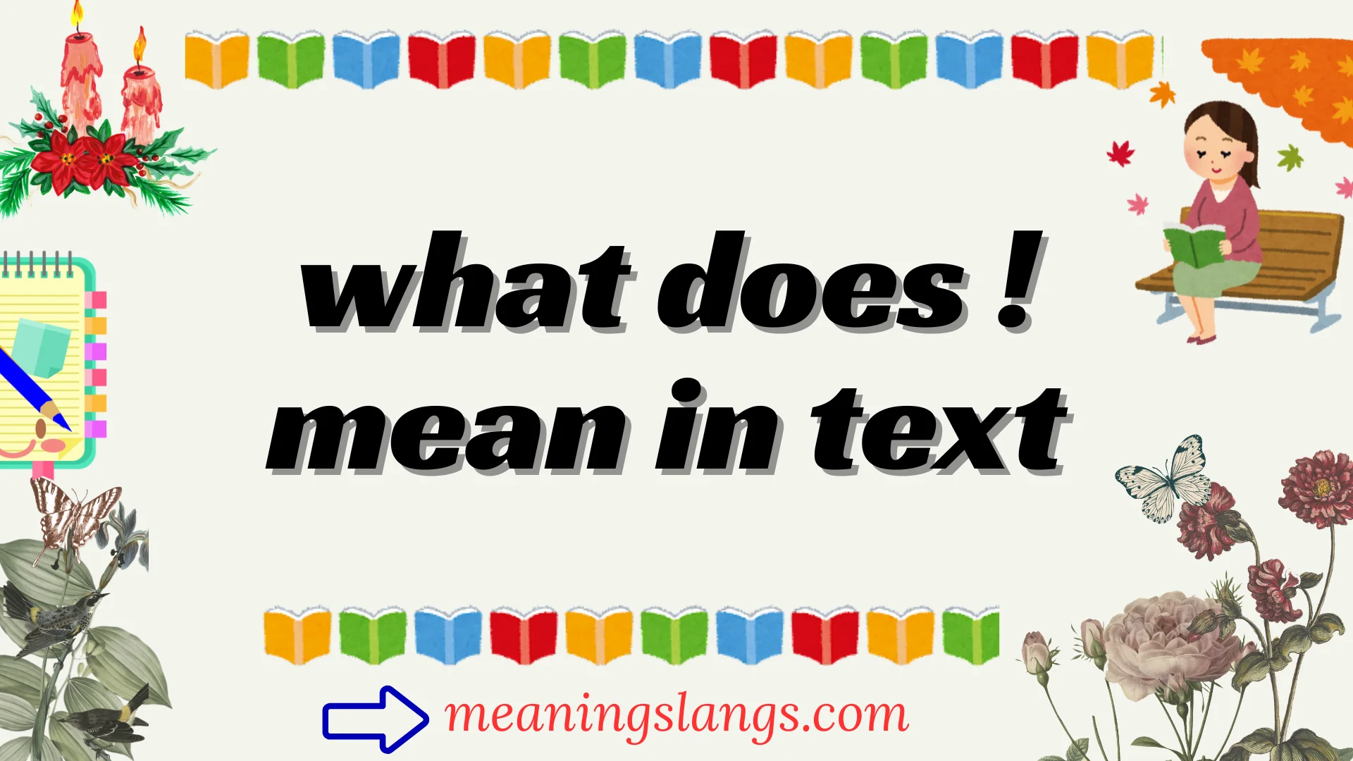 what does ! mean in text