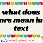 what does nrs mean in text