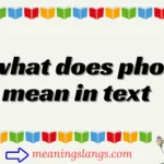 what does pho mean in text