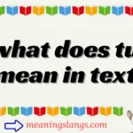 what does tu mean in text