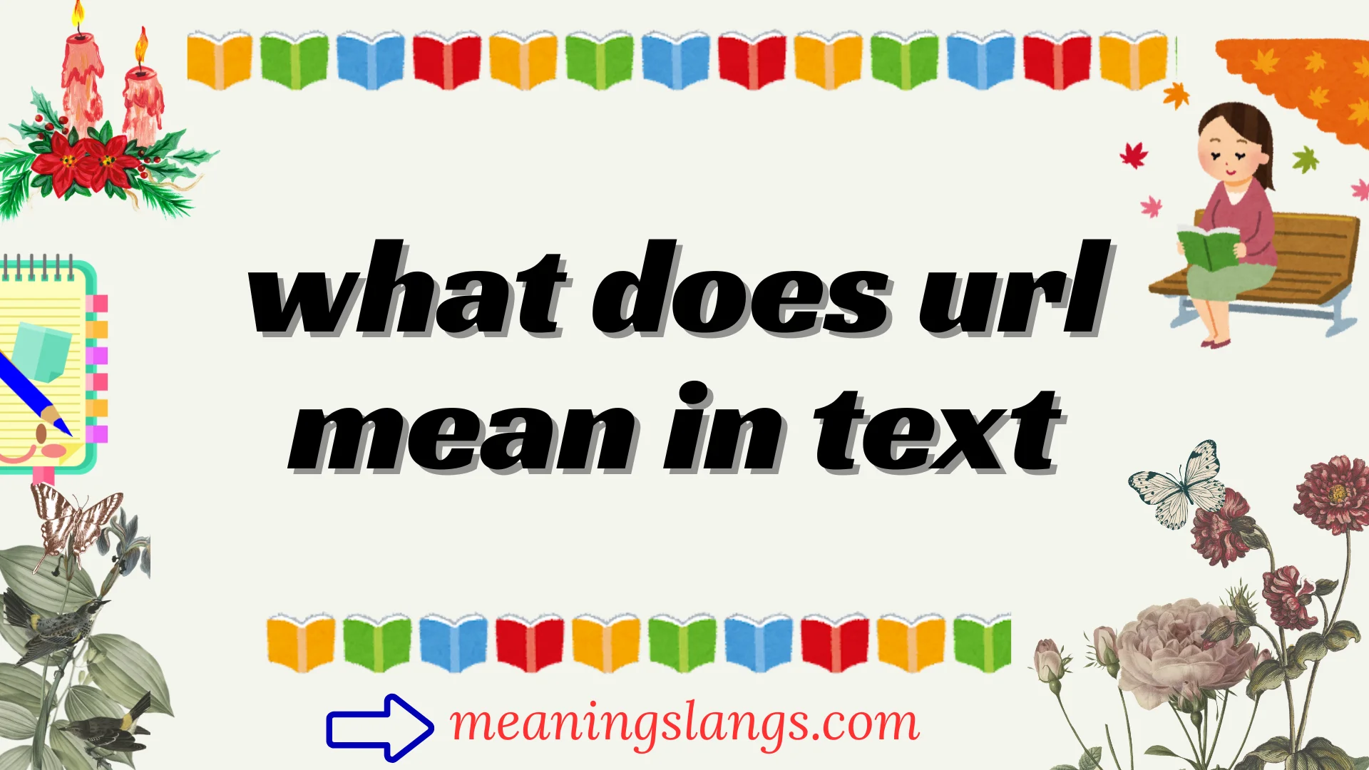 what does url mean in text