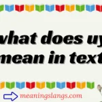 what does uy mean in text