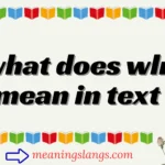 what does wlr mean in text