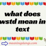 what does wstd mean in text