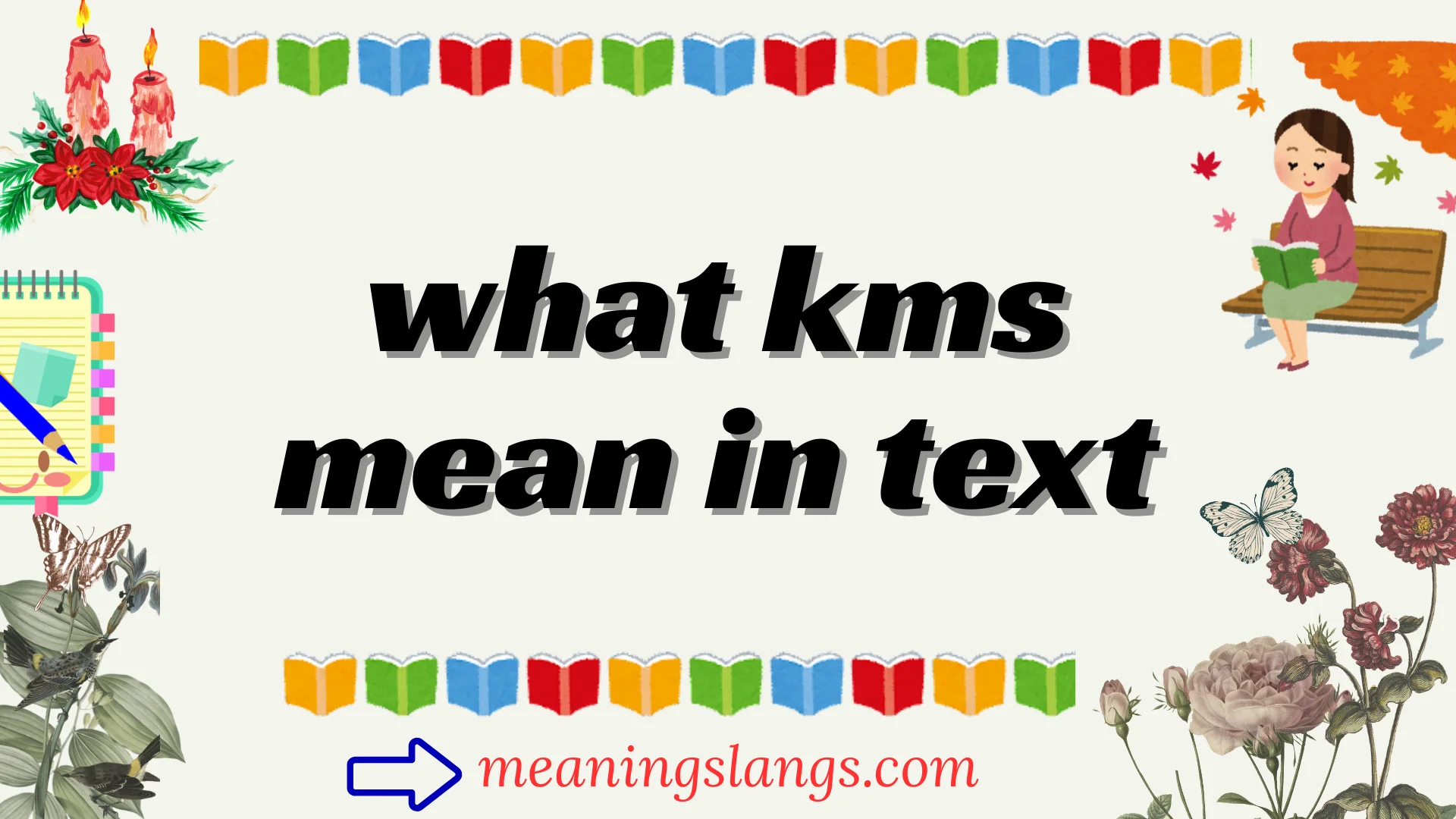 what kms mean in text