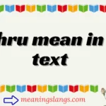 hru mean in text