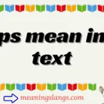 ps mean in text