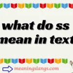 what do ss mean in text