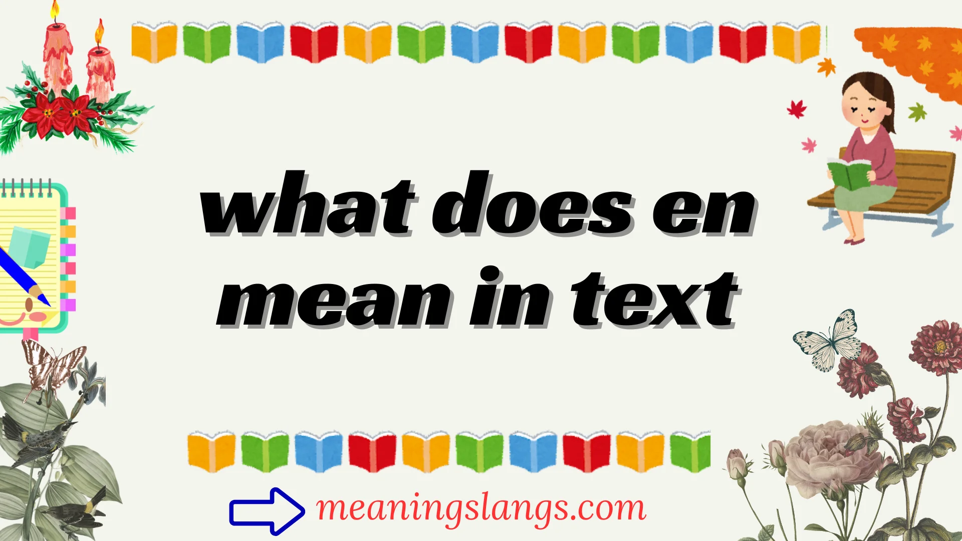 what does en mean in text