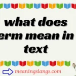 what does erm mean in text