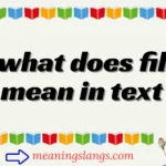 what does fil mean in text
