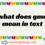 what does gmo mean in text