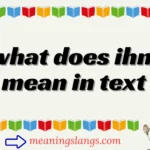 what does ihm mean in text