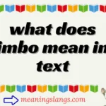 what does imbo mean in text