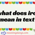 what does irc mean in text