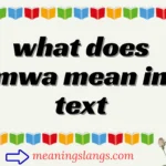 what does mwa mean in text