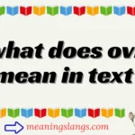 what does ovi mean in text