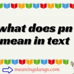 what does pn mean in text