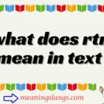 what does rtr mean in text