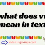 what does vv mean in text