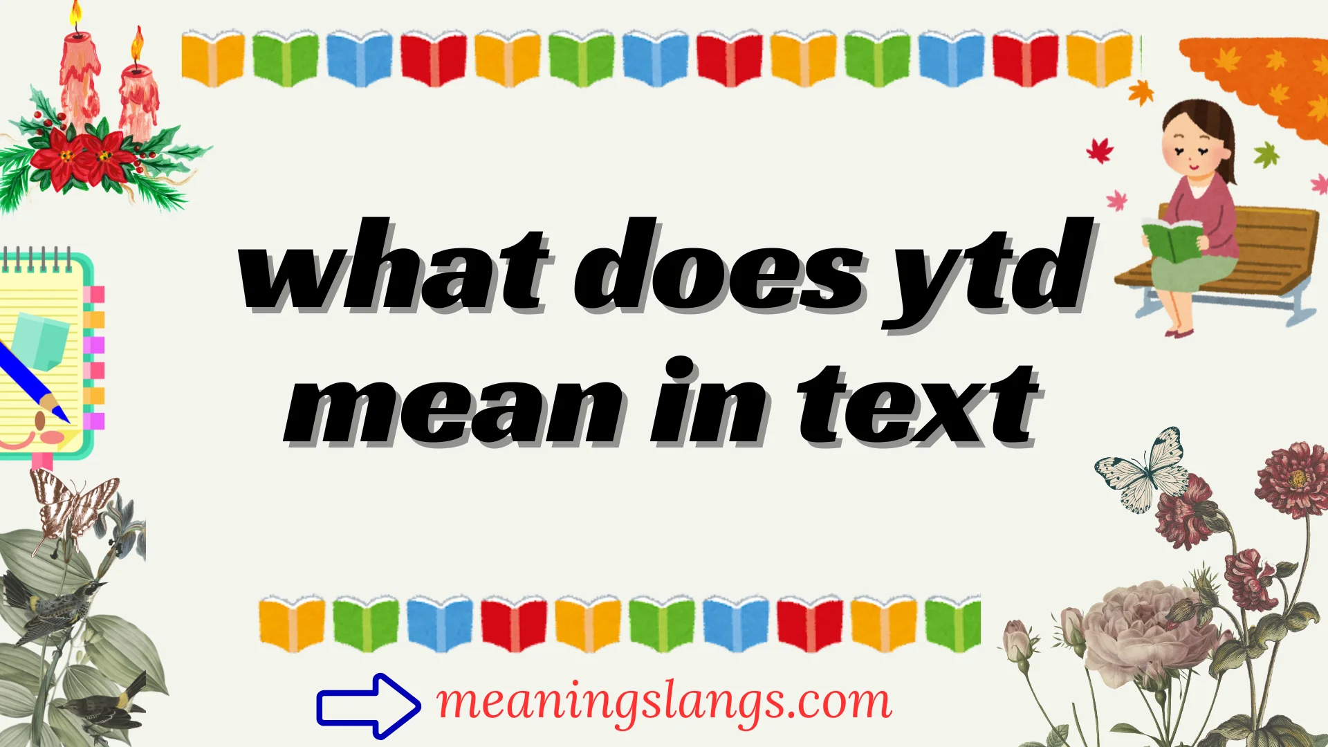 what does ytd mean in text