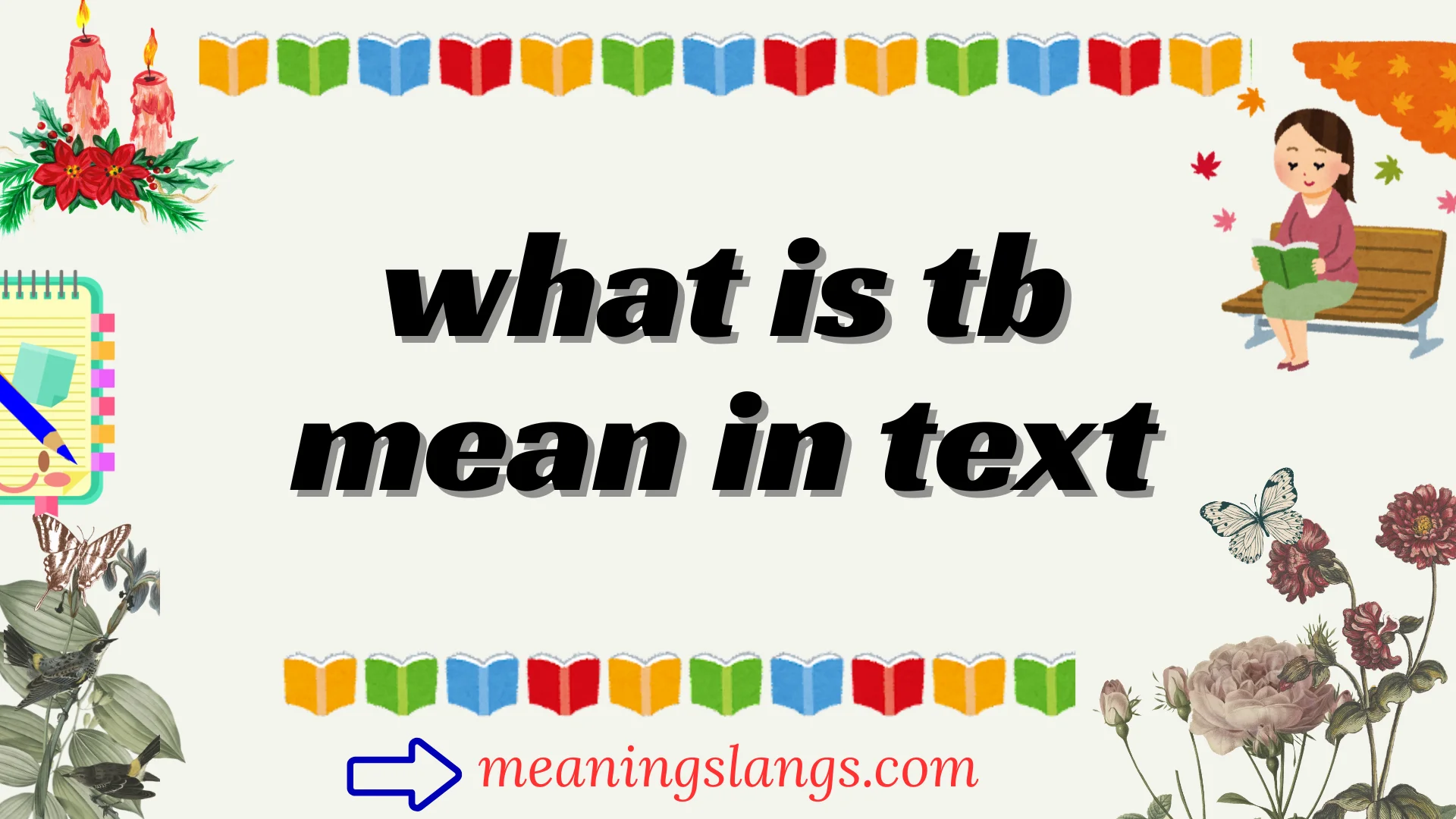 what is tb mean in text