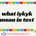 what iykyk mean in text