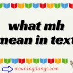 what mh mean in text