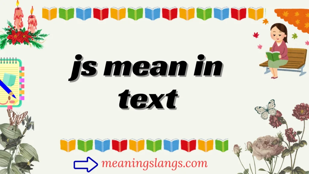 js mean in text