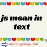 js mean in text