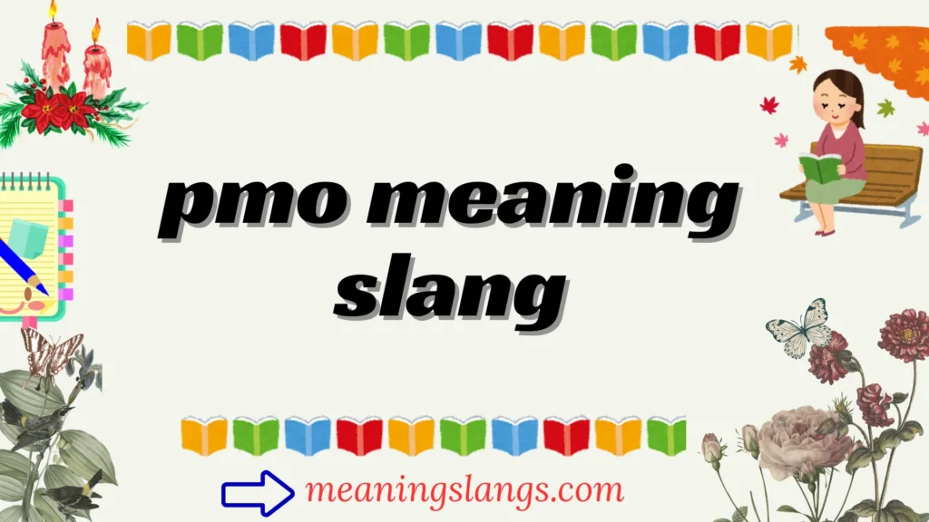 pmo meaning slang