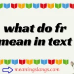 what do fr mean in text