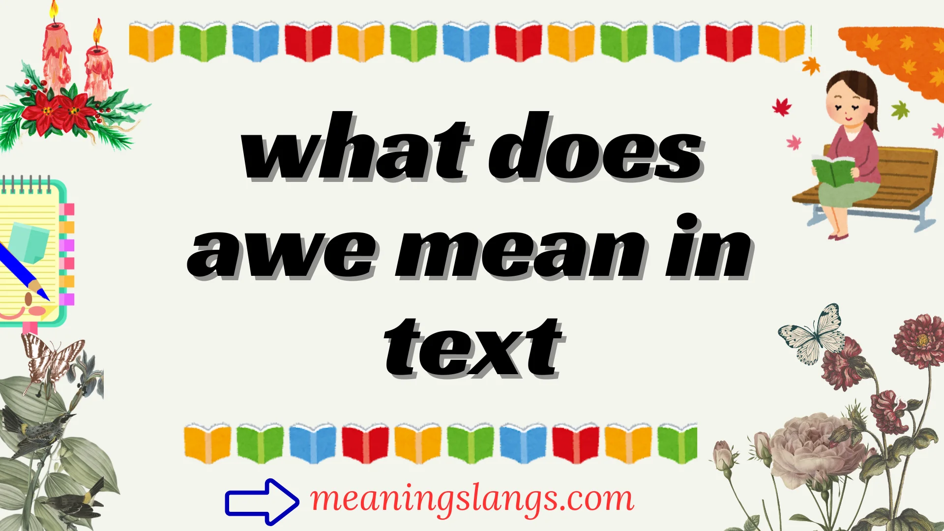 what does awe mean in text